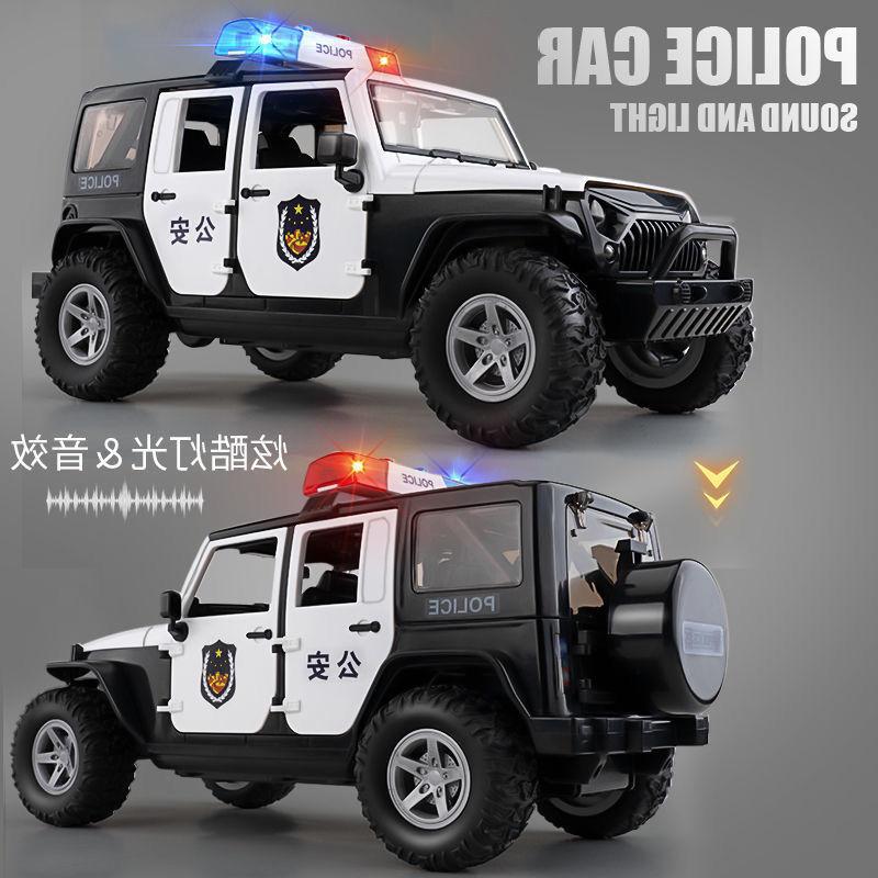 速发小汽车玩具大车警车惯性儿童110玩具车模型真男孩号越野车小