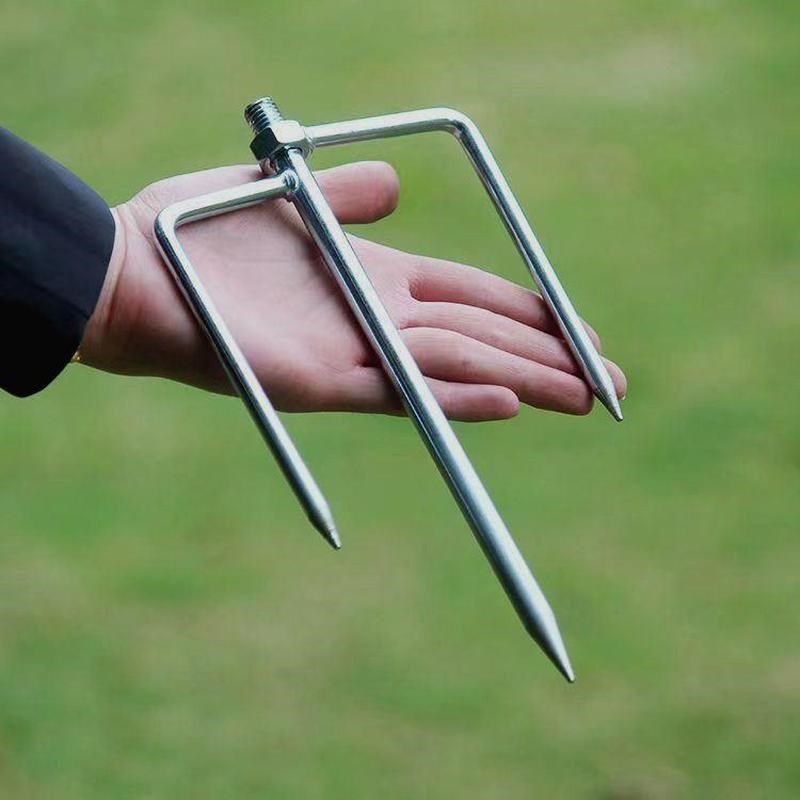 速发钓鱼伞地插伞插伞叉通用1伞丝防风插地架特大号钓2地插叉子配