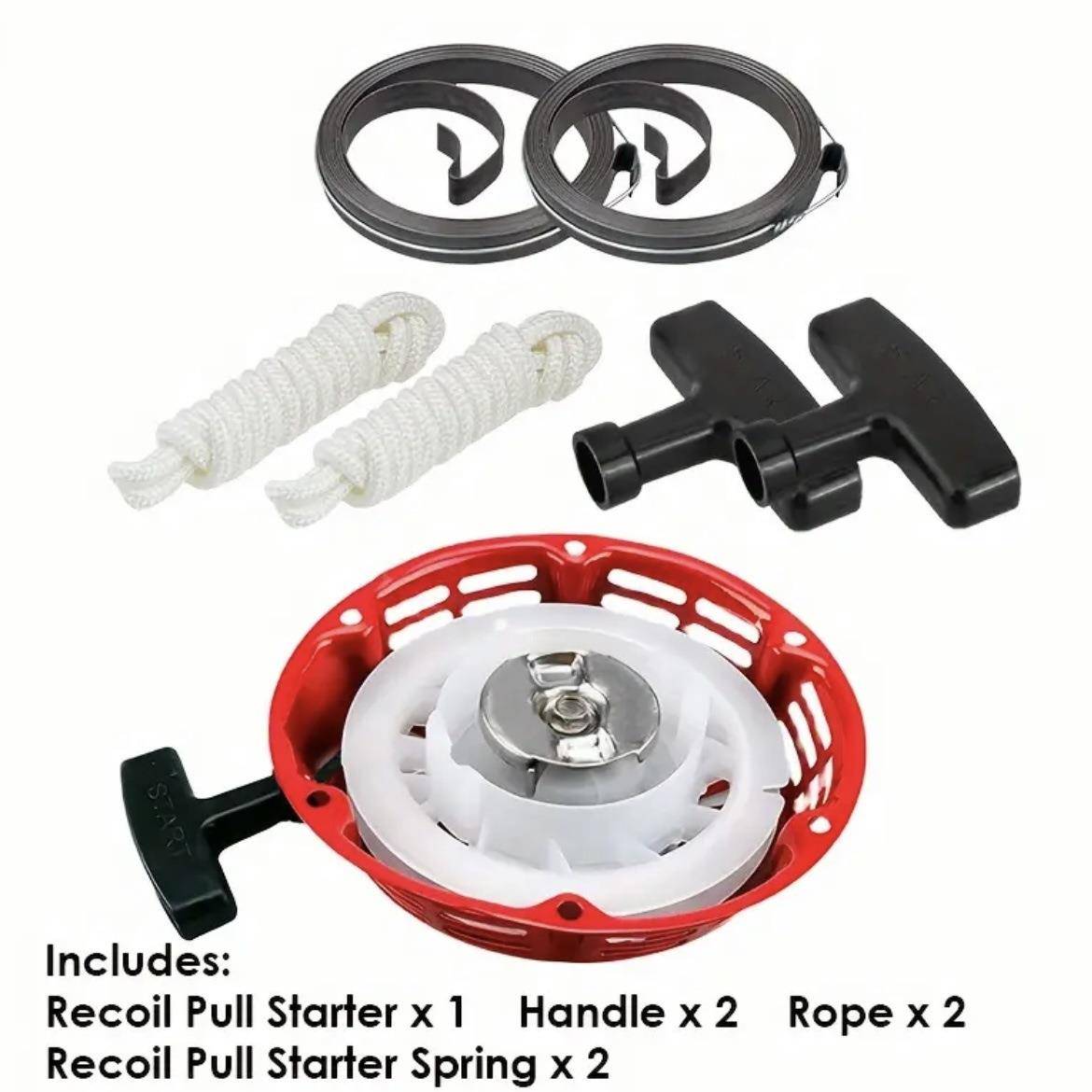 带启动杯的反冲起动器GX120160200拉式起动机(钢杆爪)