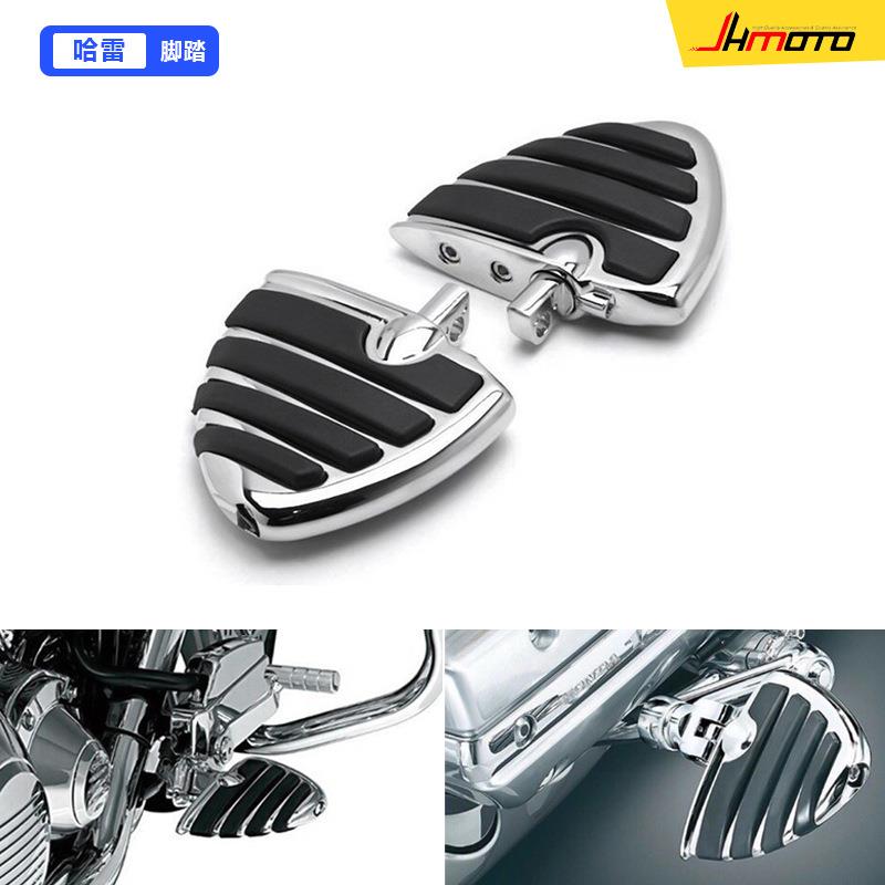 哈雷硬汉XL883/120072肥仔戴娜软尾威路德路王改装前后脚踏板