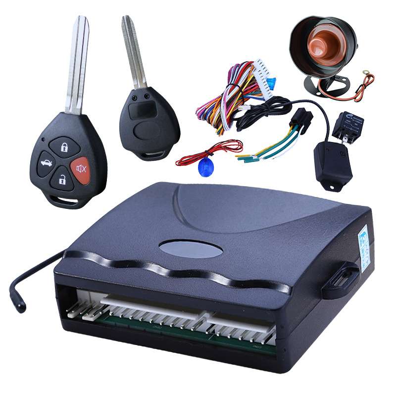 凯琪盛汽车防盗器遥控中控锁一拖三开尾箱振动器报警器免钥匙进入