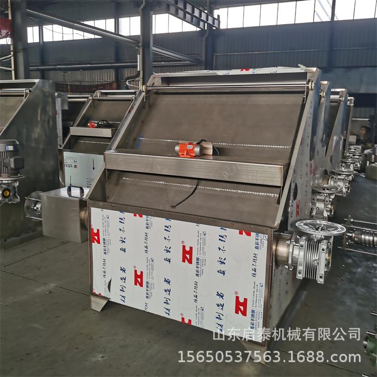 不锈钢纸浆脱水机水泡粪水冲粪干湿分离机养殖场粪污脱水机