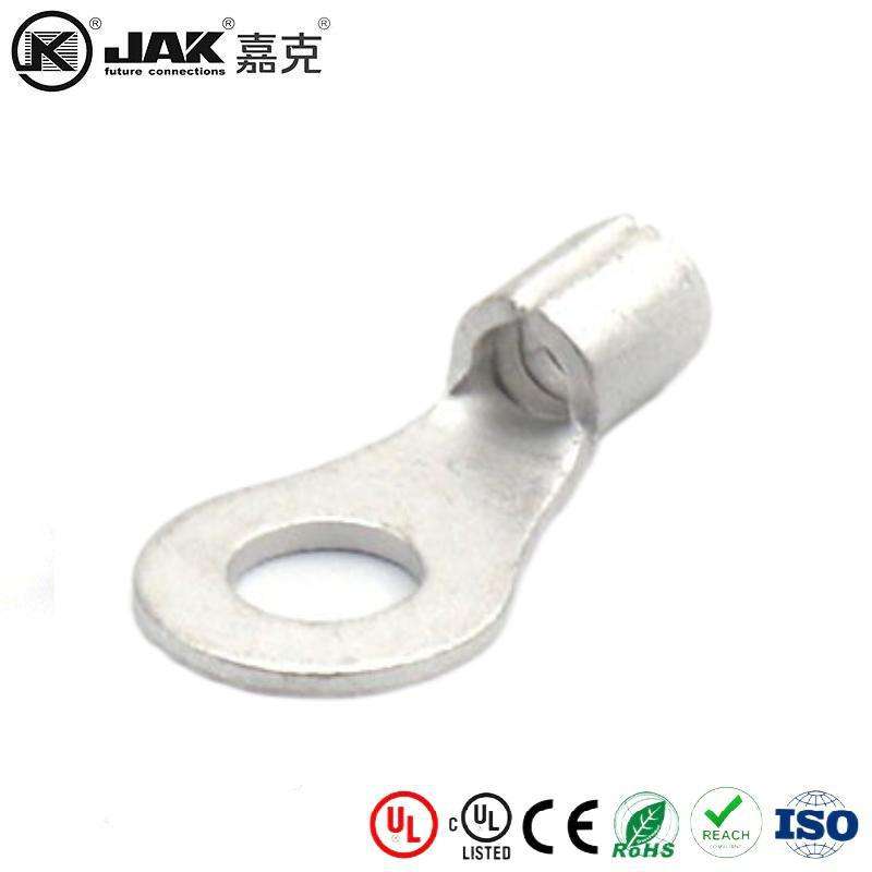 RNB1.25-4L圆形冷压裸端头  无绝缘套接插件铜头 O型  有认证KST