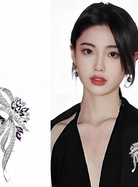 VEANCEN高档优雅蝴蝶结胸针女
