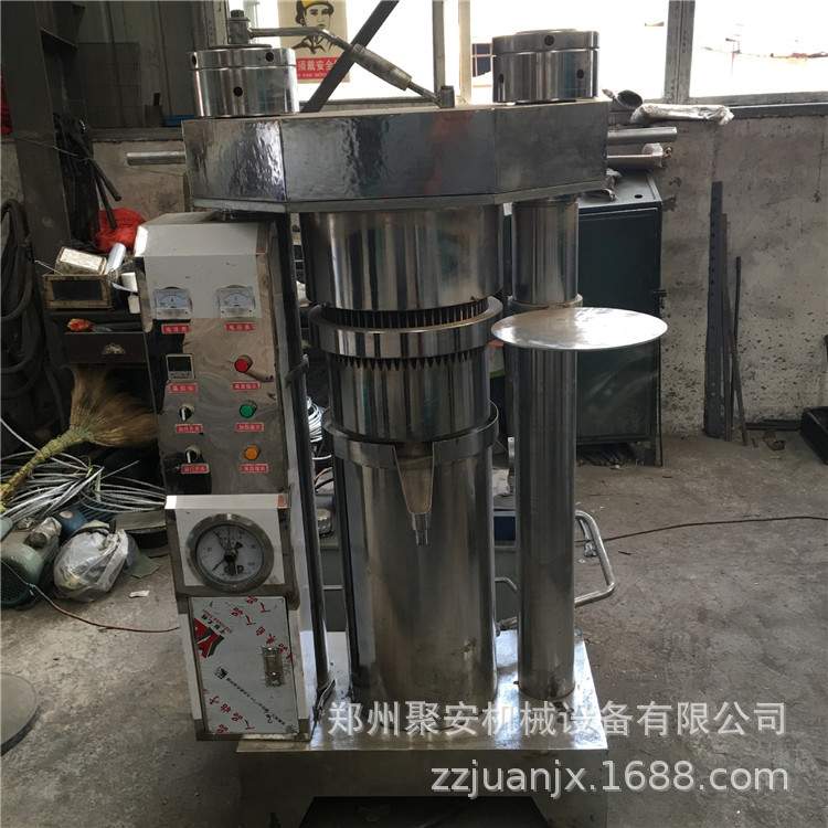 油坊用液压榨油机 花生芝麻大豆榨油设备 小型家用智能榨油机