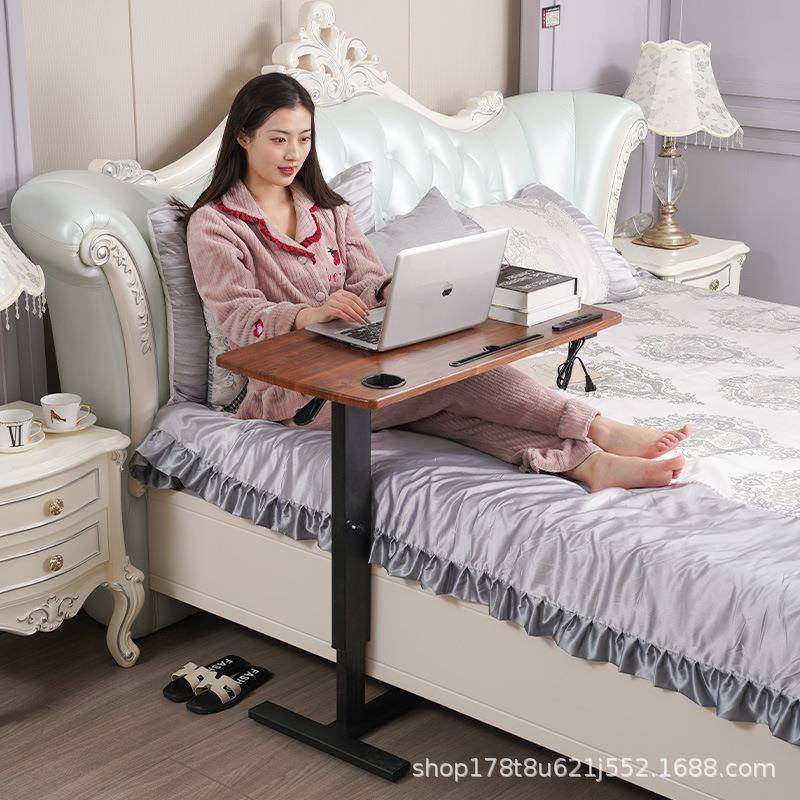 床边桌可移动床上电脑桌懒人桌子升降桌家用卧室学生写字桌折叠桌