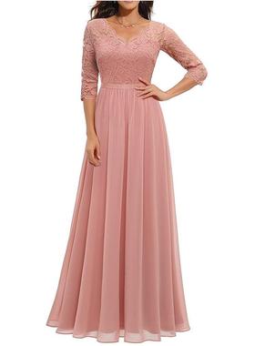Chiffon Dresses Women Evening Dress for Wedding Party连衣裙