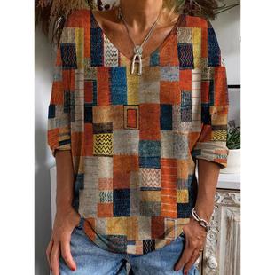 sleeved loose collar shir 39;s long women& Leisure fitting