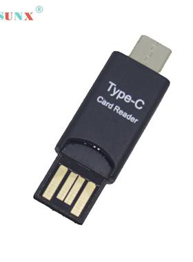 Hot sale Mosunx USB 2.0 Type C Host OTG Adapter Micro SD Ca