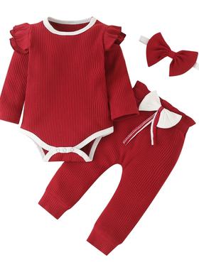 New Baby Girl Clothes Set Autumn Winter Toddler Girls Clothe