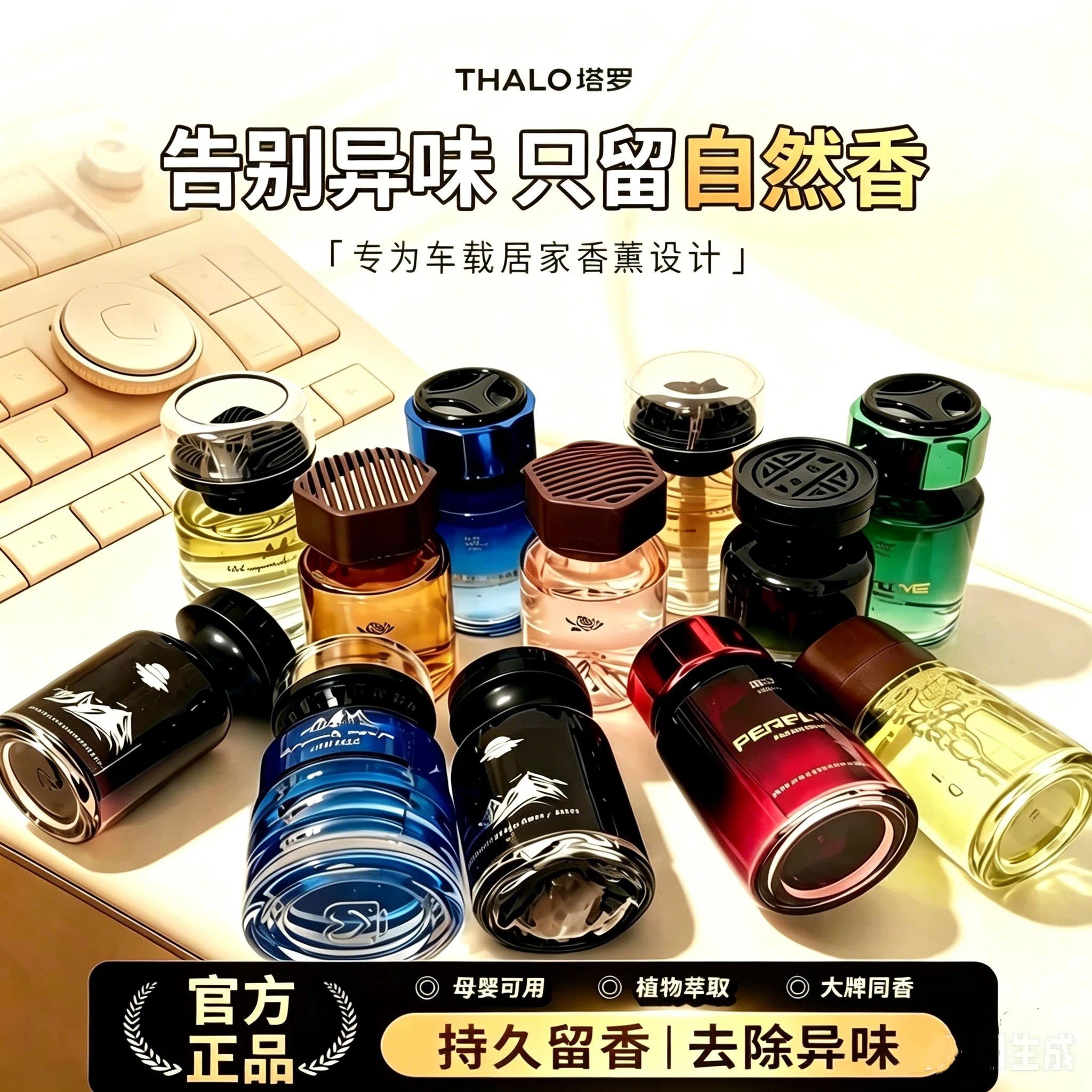 THALO/塔罗车载居家通用香薰高级感持久留香新款涧川假日岭风旭岳