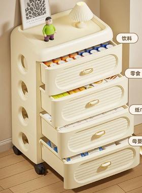 加厚抽屉式纳柜家用客五38096柜斗柜卧室夹缝收储物多层床头置厅