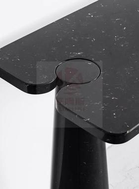 意大利关简约天然大靠理石墙玄桌计62332师款设酒店别墅入户玄关