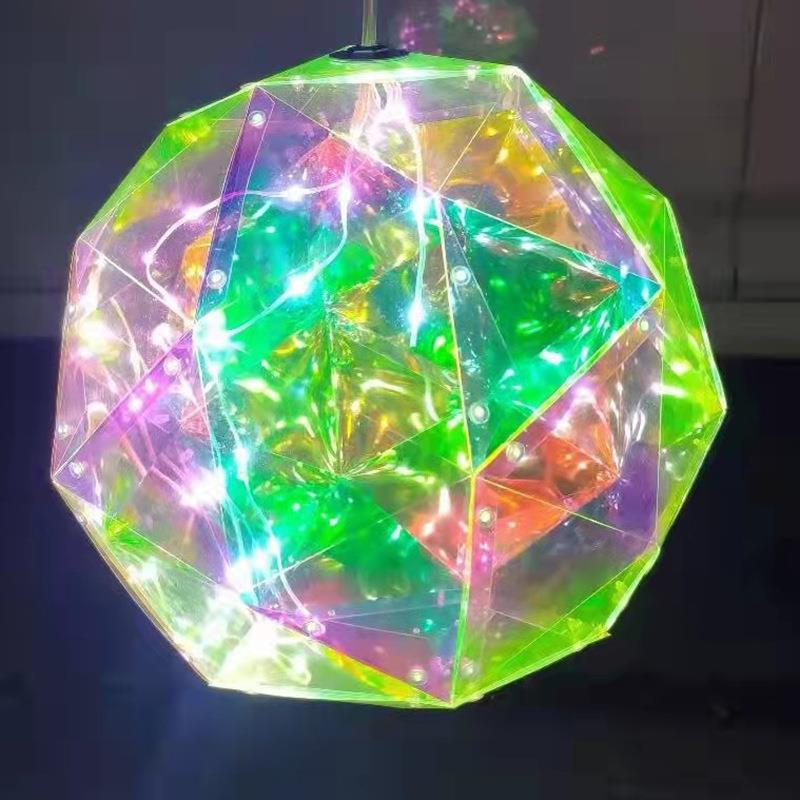 雨幻动彩挂件MRB灯串户外防景区亮化草物造型灯LED七彩发光装饰坪