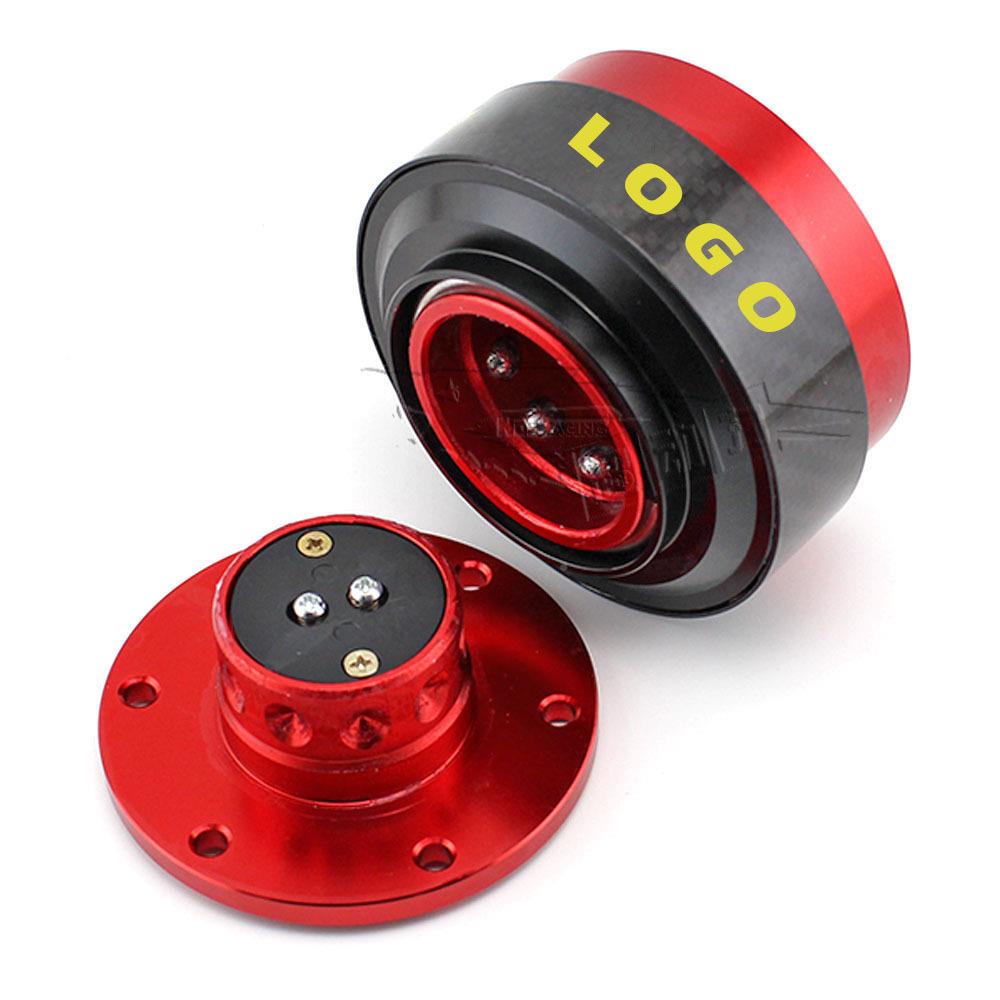 汽车改方向盘快拆放器P70/7无品牌/4装mm真碳纤维快速释快拆连接