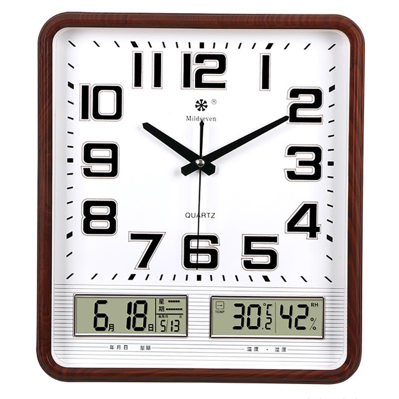 R^形钟表钟客TMN方厅时钟简挂2025新款现约代家用石英钟挂墙上