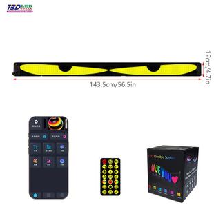 源头厂家ed车载柔性屏无线发送车载柔性显示屏汽车l后83161L窗ED柔性屏