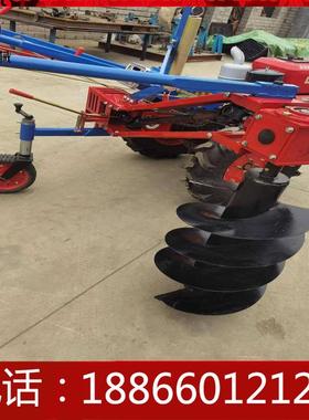 手扶挖坑机打挖坑机子洞机打桩拉机手78583扶拖机树带动