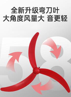 NNE工落业电风扇大功风率墙壁扇挂扇机械式地大扇工厂车间牛角扇