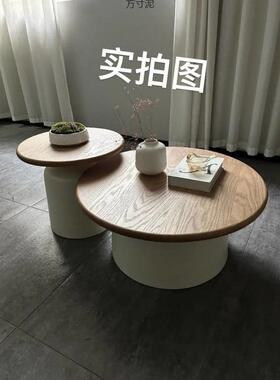 厅奶风公寓茶客家用小户型简约网红铁艺圆几油MPQ形马提尼民宿茶