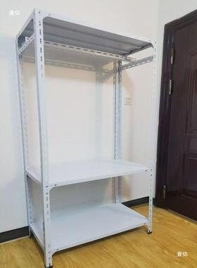 角钢货架简多层衣柜衣货架家55090用出易架租房收纳储物架衣柜
