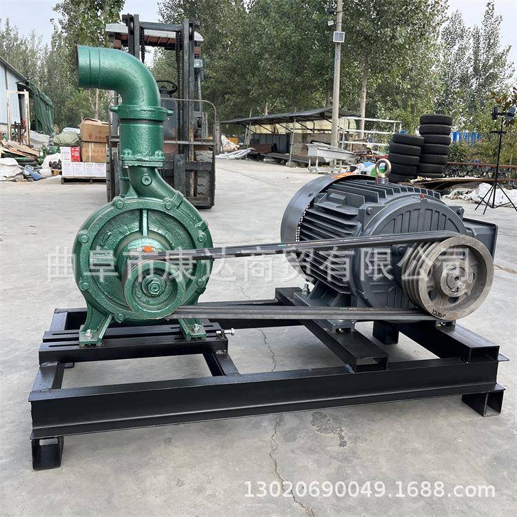 高压泵带卷盘喷灌机三片叶轮增压往帘山上水XFY泵多高级泵扬程高