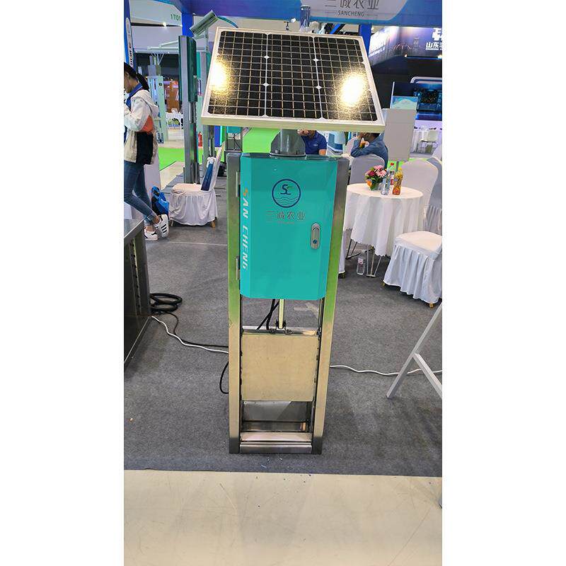 灌测控一体闸门稻田化排分闸水太阳能不锈钢闸门智能一体化EQL闸