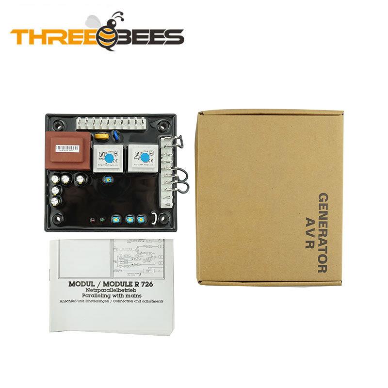 发动机配件R726AVR自发机电调压板电压稳压R726板动电压节调器