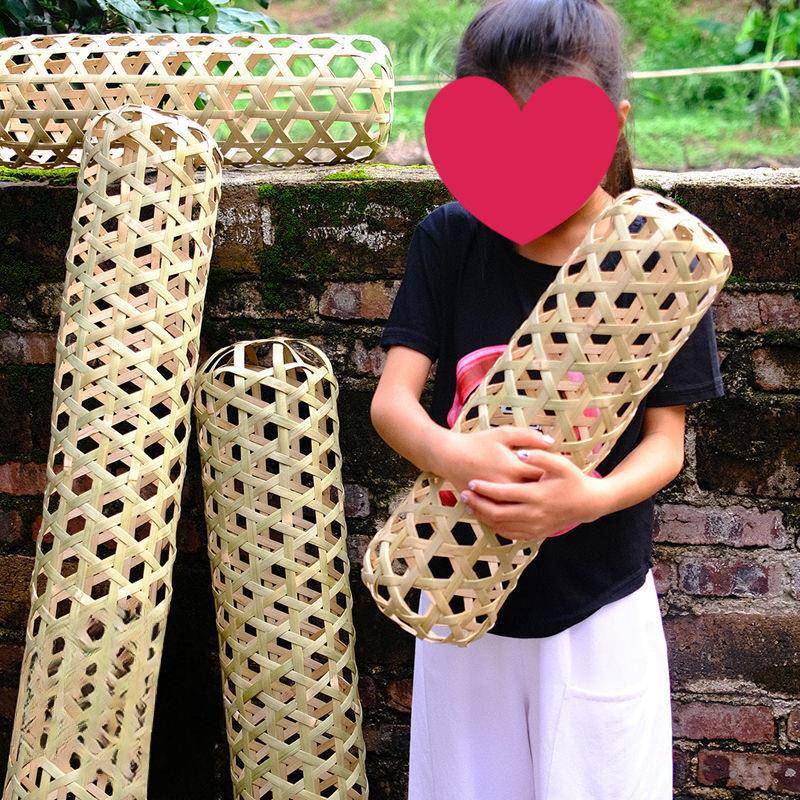 竹RDU手工制作用竹编夫人抱枕夏日纳凉儿童可实惠包邮