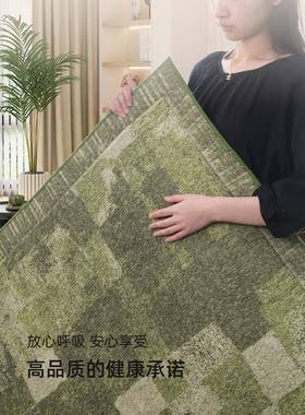 kt地毯客厅225新款法式复古沙发茶0几家地垫用绿色打理HOI加免厚