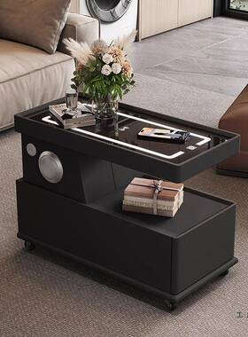 可移动柜茶几小户型现代约简边轻奢客厅意式极简40169新款边沙发