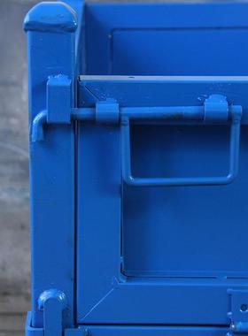 永康产地制钢周转箱34666可折金周属转箱铁质仓储铁叠箱子可定制