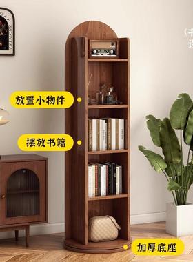 旋转书架全身镜落地镜物架一体书储柜用家穿衣镜物柜置91269试衣
