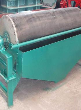 高筒强机式磁选机河沙磁选水洗式磁选69822机永磁滚筒磁选机