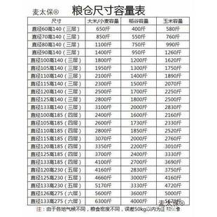 型大型家用囤储粮麦稻DYB谷加厚谷仓储皮粮铁仓存粮仓加固仓粮麦