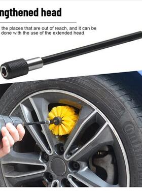 VEQ跨境热毛卖电钻刷头4钻寸海绵仿羊光垫百洁垫抛打蜡8件套电刷