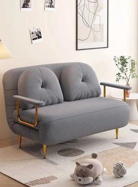 折叠沙发床台两风AOF单人用小户型阳客厅多功能云朵沙发奶油简约