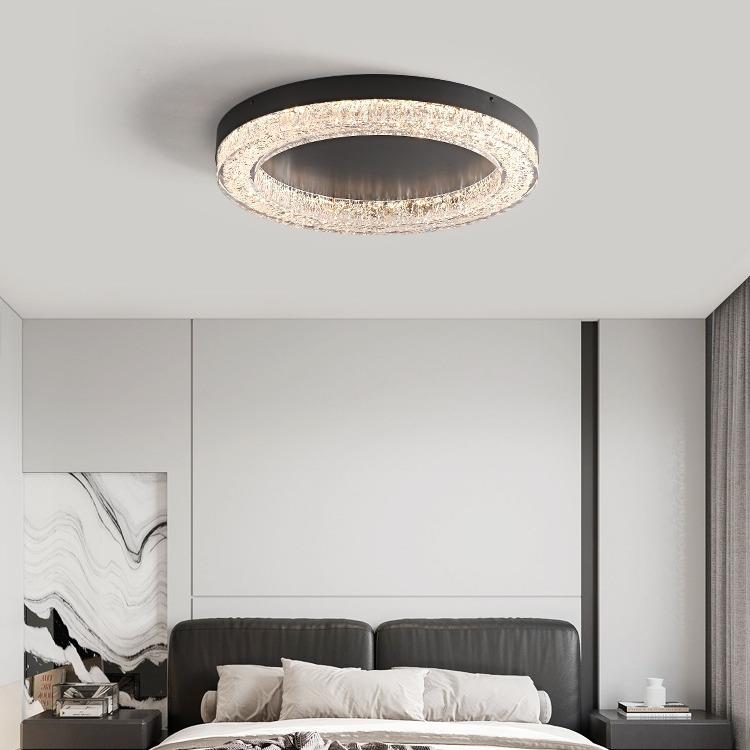 意式全铜极简客全光谱卧吸顶灯现厅代高设HBP计师家用主室房间端