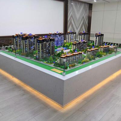 楼盘场景产沙盘模型景楼46824盘地沙盘场制作房子型建筑模模型