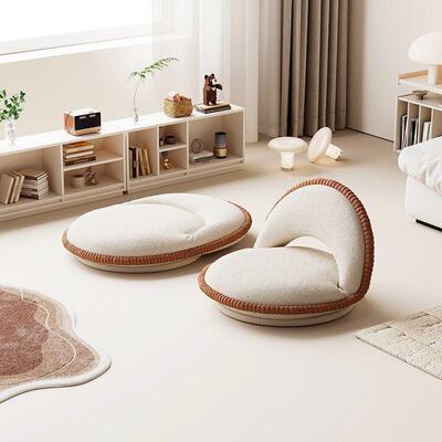 懒人式网红床上沙飘窗发靠背靠背椅榻室榻米客厅单人卧日NJT折叠