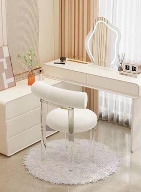 实木奶油风梳22522烤妆台斗一妆体可伸缩转角柜化柜妆桌卧室网红