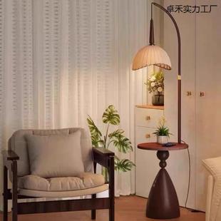 落地灯客厅复沙法发边几中古式 床卓禾075头置物架一体卧古室 美式