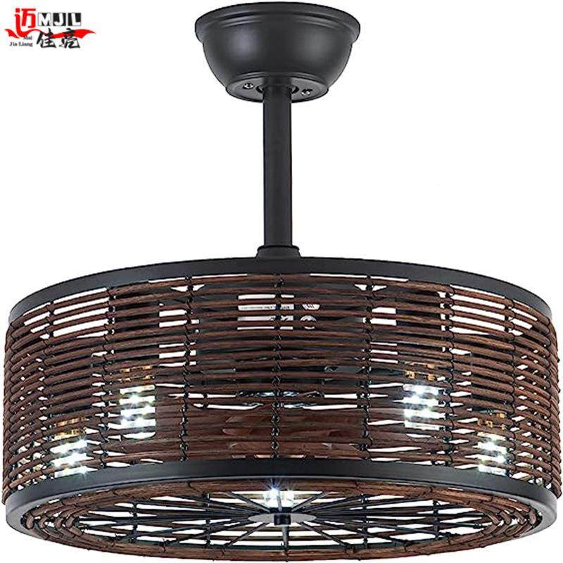 跨境藤条编织绳吊扇灯美式复古客餐厅体厅书房扇无品牌/灯一简约,家装灯饰光源,风扇灯,淘宝优惠券,粉丝福利购,淘宝优惠卷