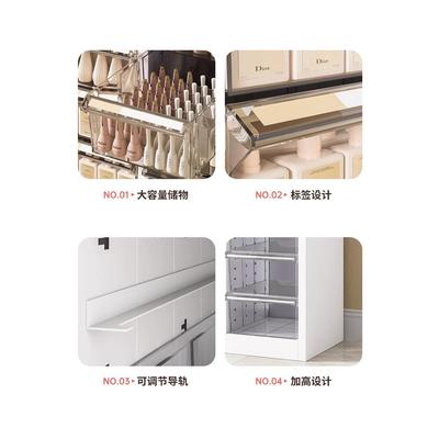 文柜抽屉胶式捏捏手作多层MNB分类收纳美甲店彩妆甲油件罐储物柜