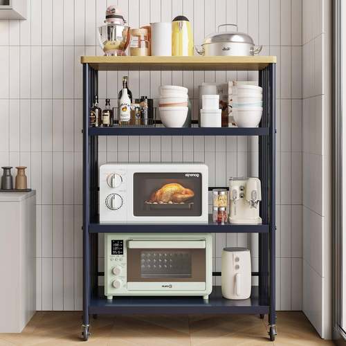 厨房置架层落地EPB物收架纳多用多途家居烤箱微波炉收纳架简约置