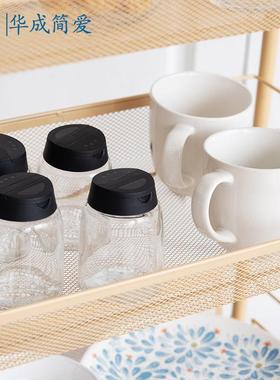 小推车带挂钩家直置供厂四家居LXT401厨房浴层室收纳可移动金属网