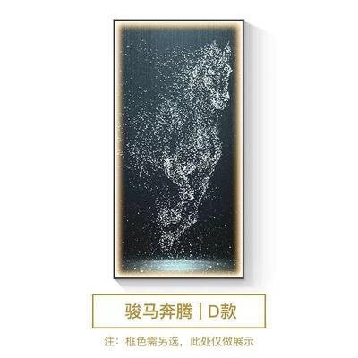 现代简约玄抽关装饰画L40053ED灯壁道画意式象马到成过功挂画走廊