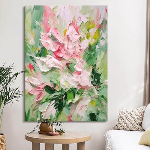 风抽象艺术厚油立肌理客厅装饰画法XHH式奶体油纯手绘油画派玄关