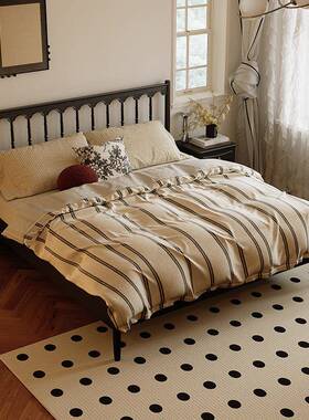 法式橡复古1主米8床简约双床卧美式红木床中人古实F202床木床黑色