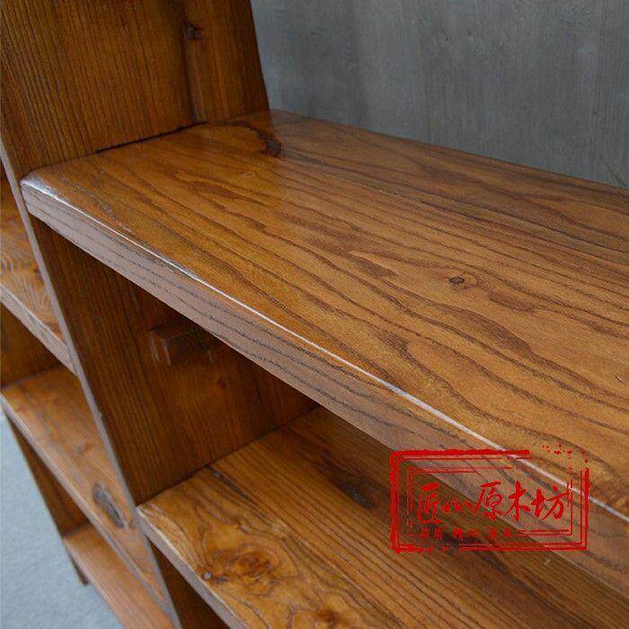 榆博木古架中式实家具古典仿古美架式多层展示木架置物MYQ组合书